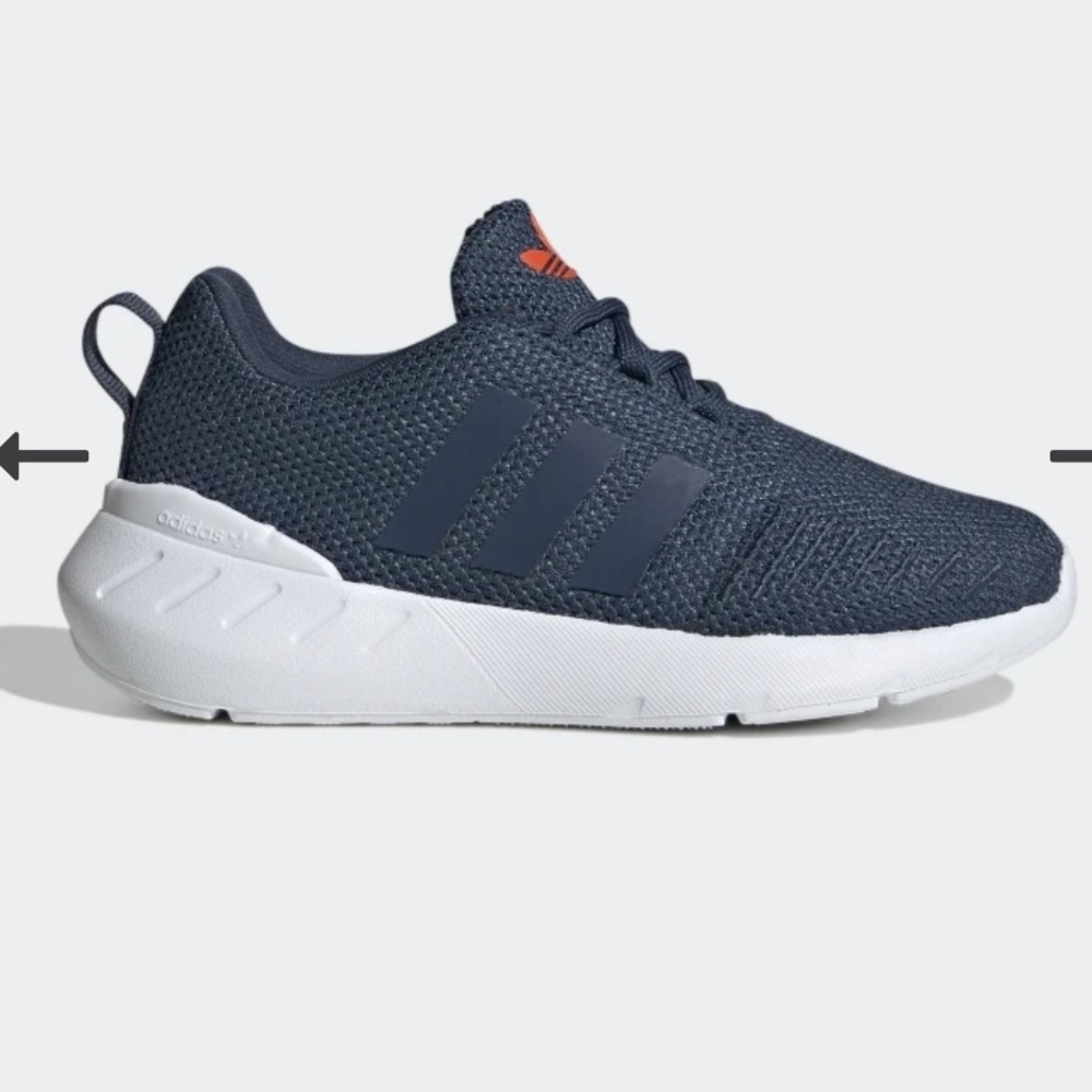 NWT Adidas Swift Run 22 C Mineral Blue Athletic Sneaker Shoe Size 2 - Picture 3 of 7